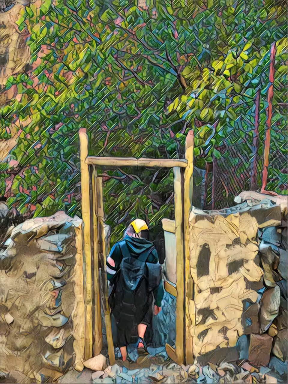 The door