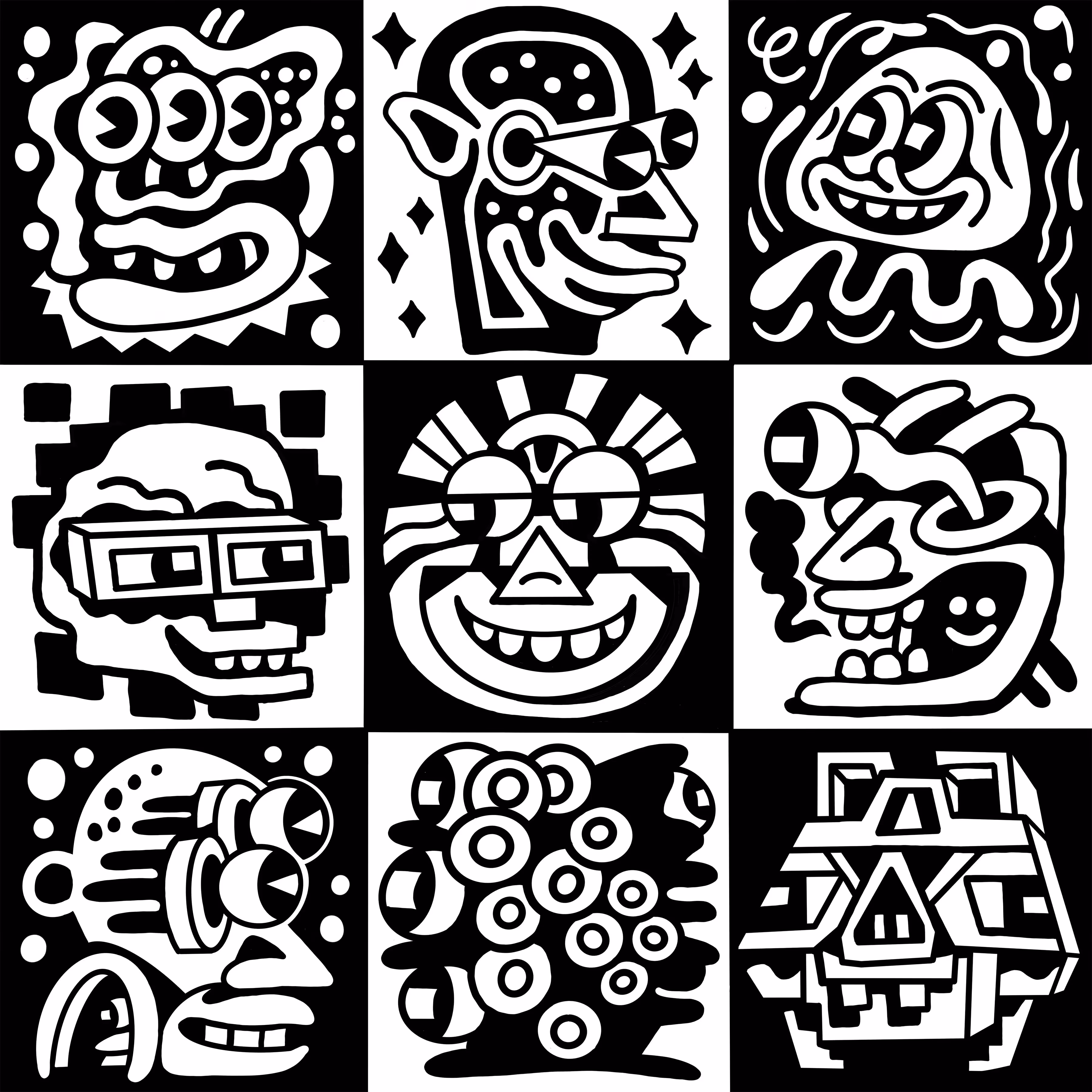 9 Heads
