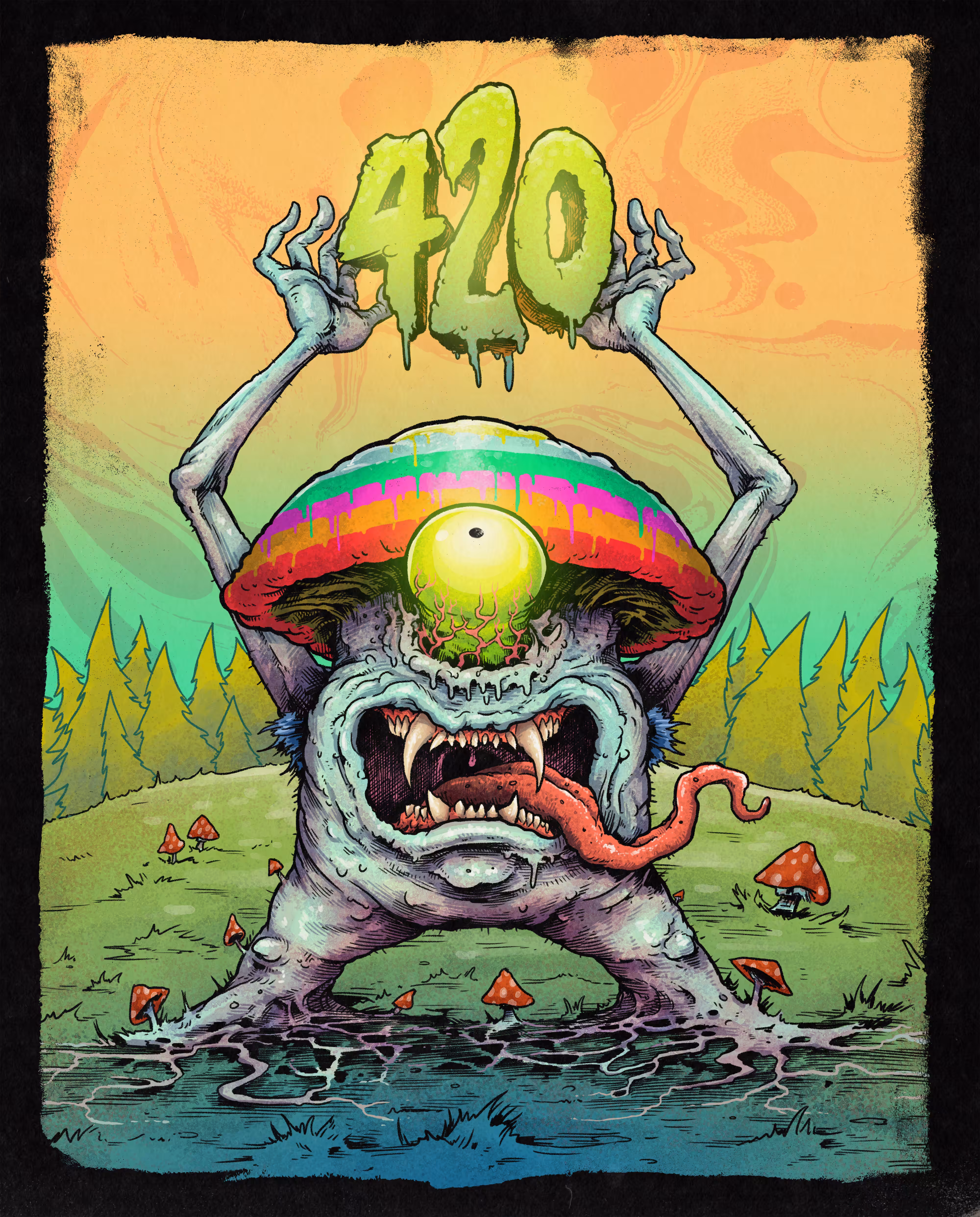 Psyched #420 Shroom Folk