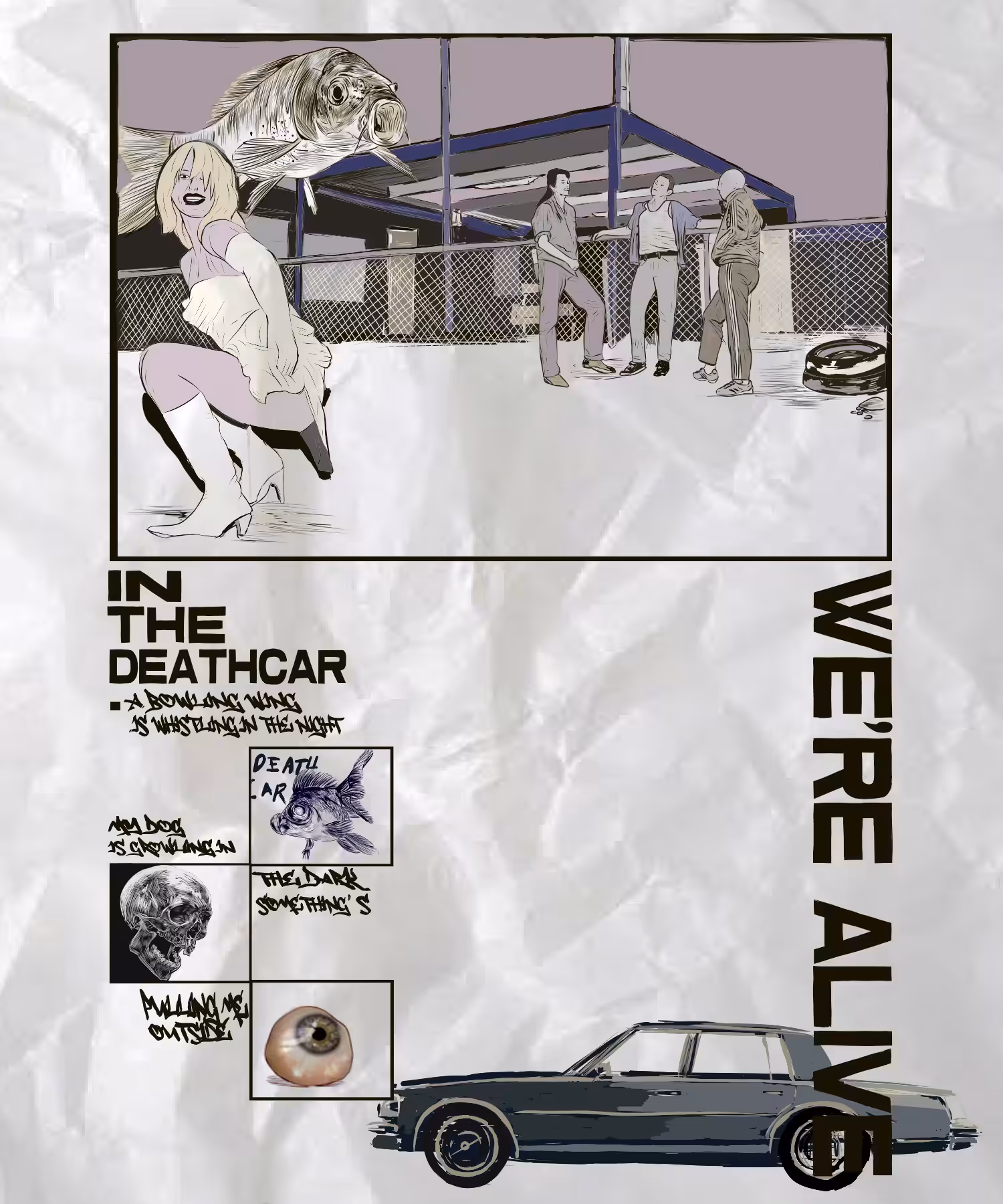 In the deathcar we are alive!