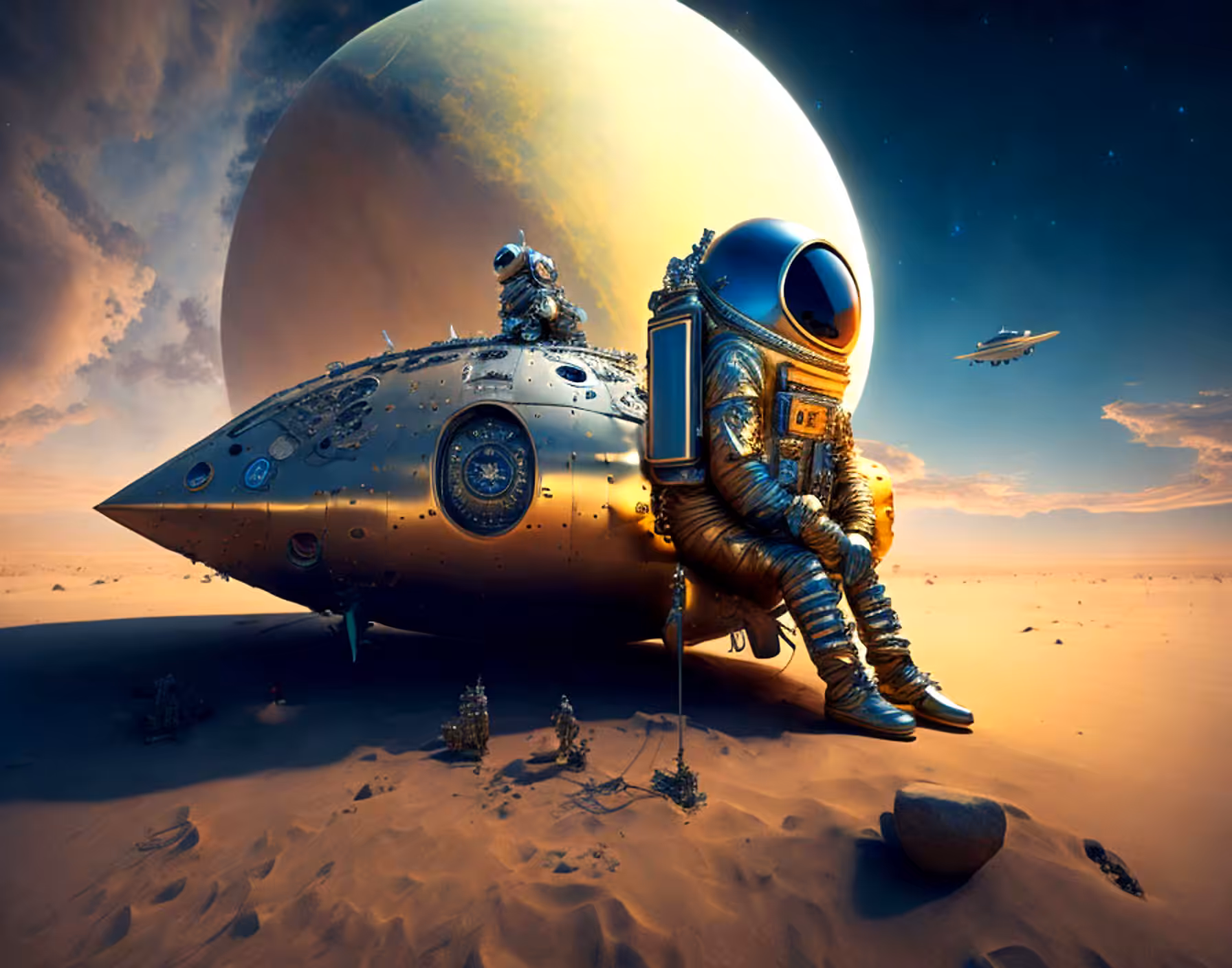 Crash landed