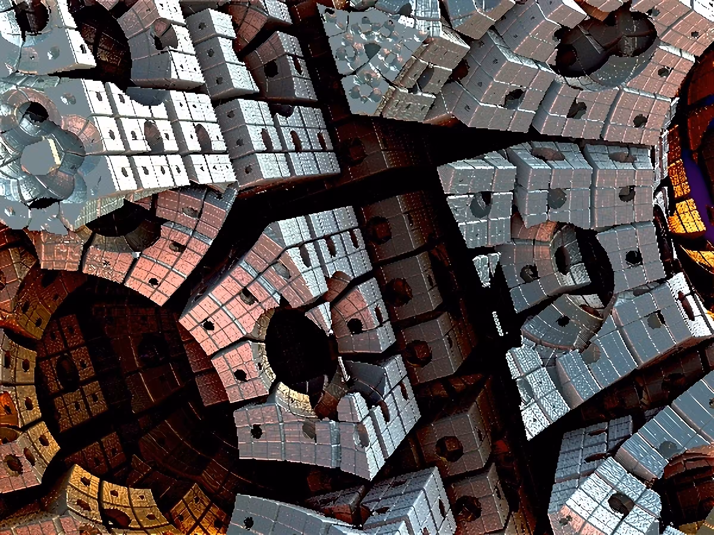 3D Fractal Series - #06 - Space Station