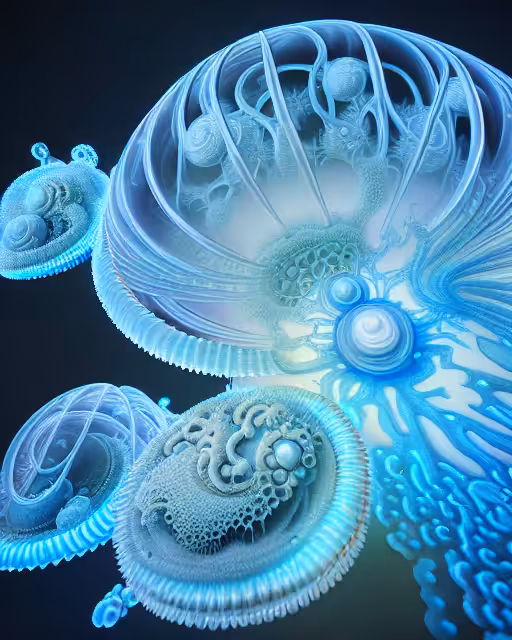 3D Cyberpunk Fractal Megasculptures #3