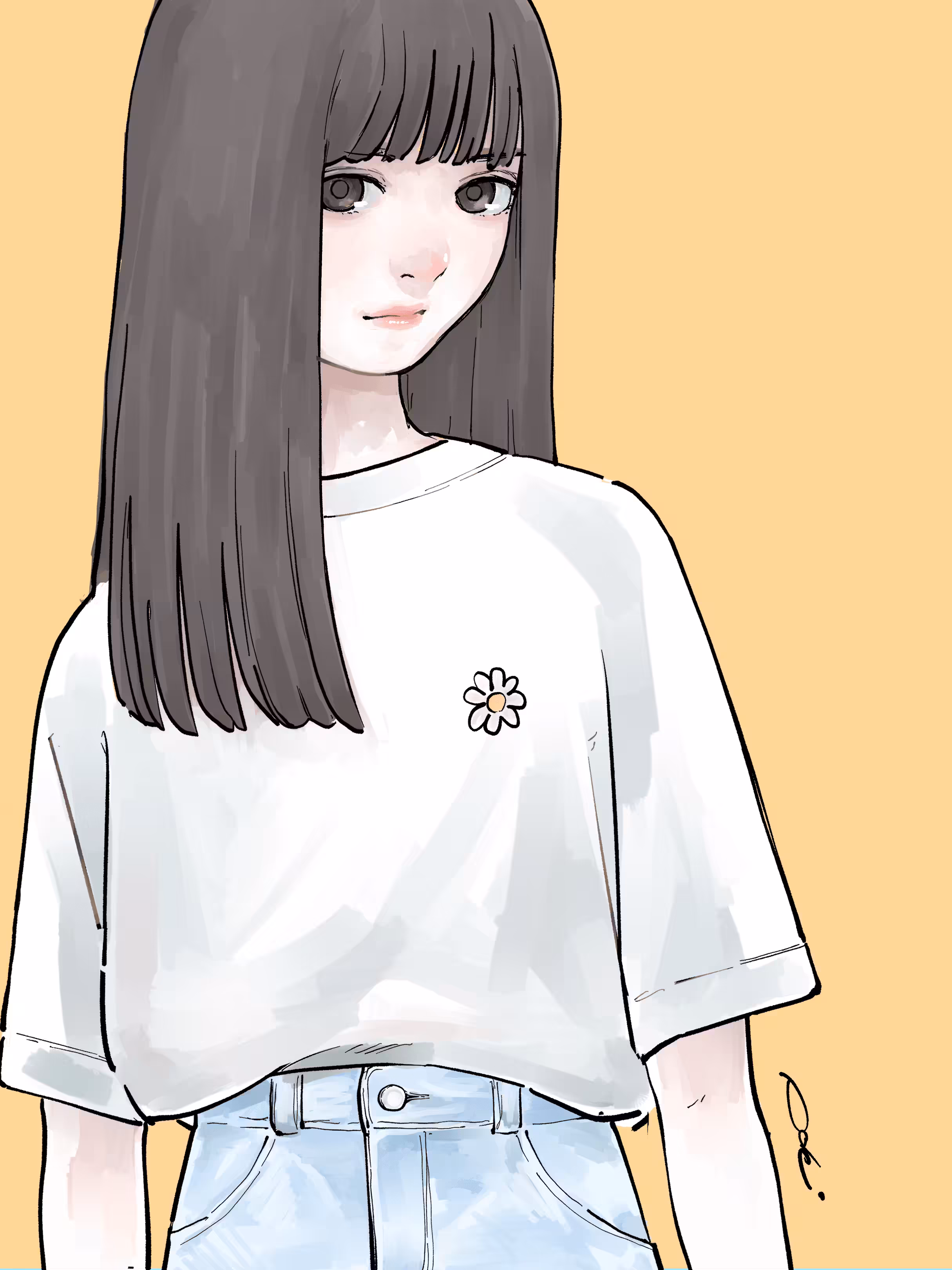 A T-shirt girlⅠ (Tシャツの女の子Ⅰ)