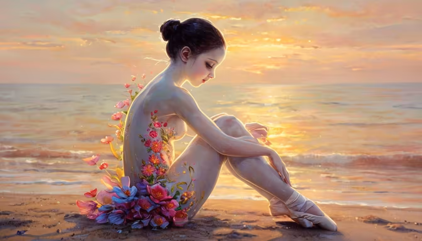 Alone ballerina 