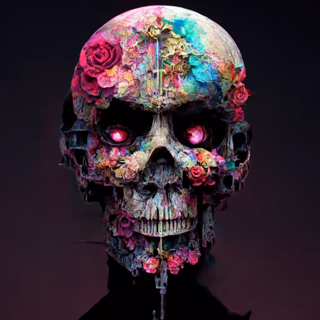 Rose Skull #14