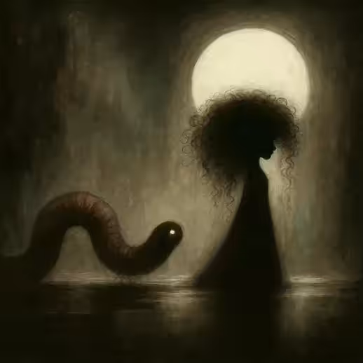 The Worm Walks in the Full Moon