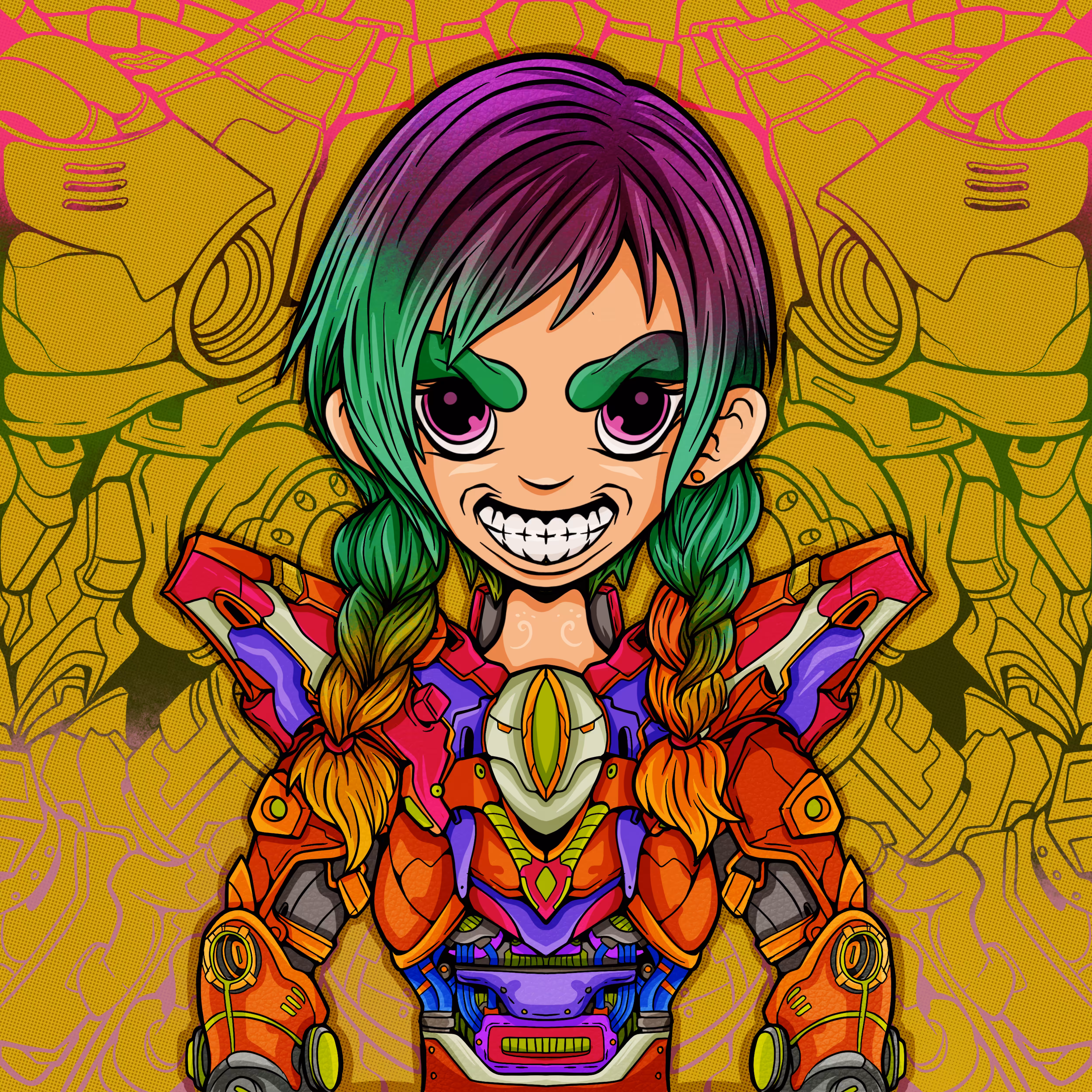 #145 SI WATI (armored girl 7)
