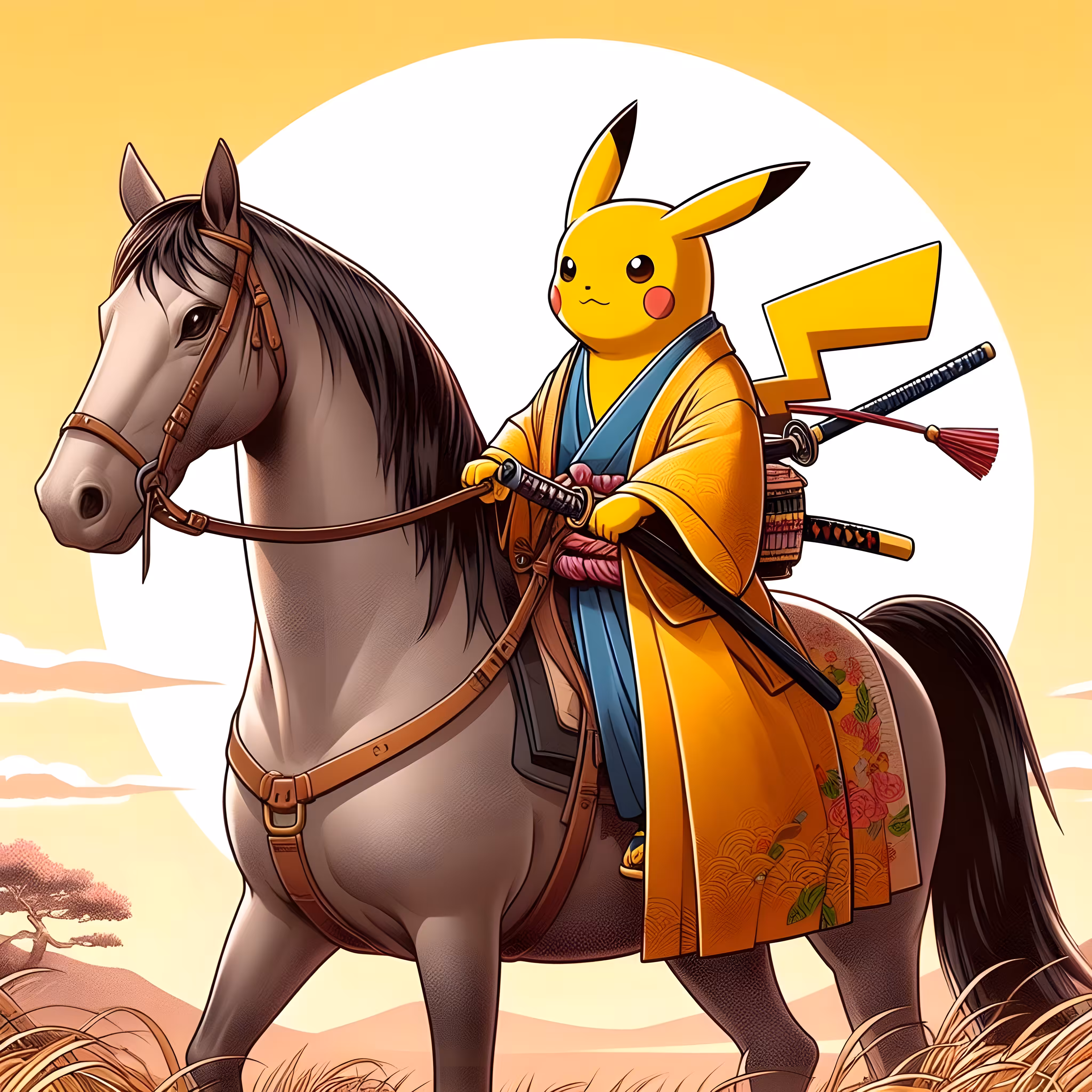 Ukiyo Pokeprints: Pikachu Way of Shinobi