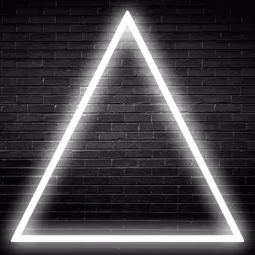 Inner Circle PFPs - Triangle Neon White