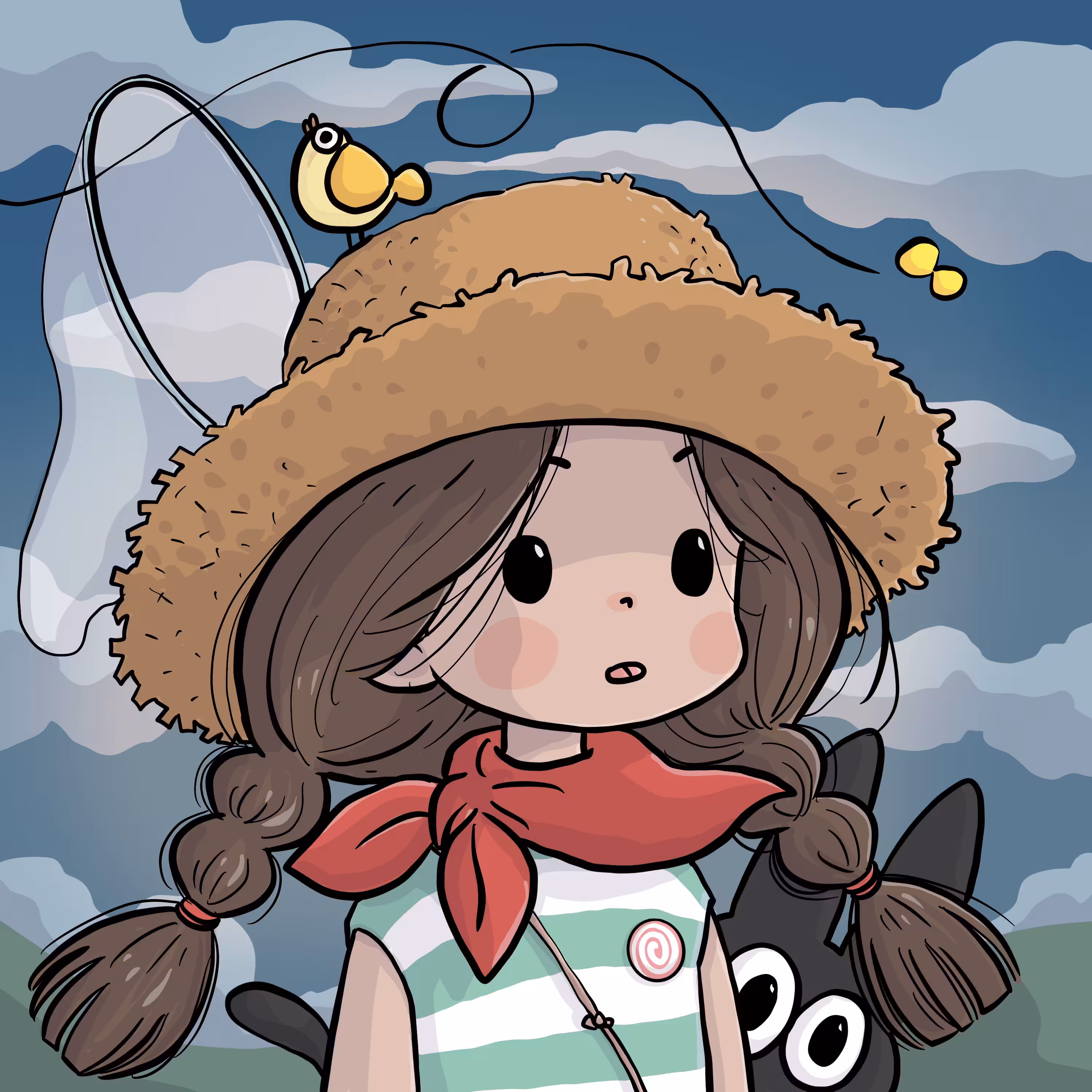 Art Night 003 - The bug catcher girl