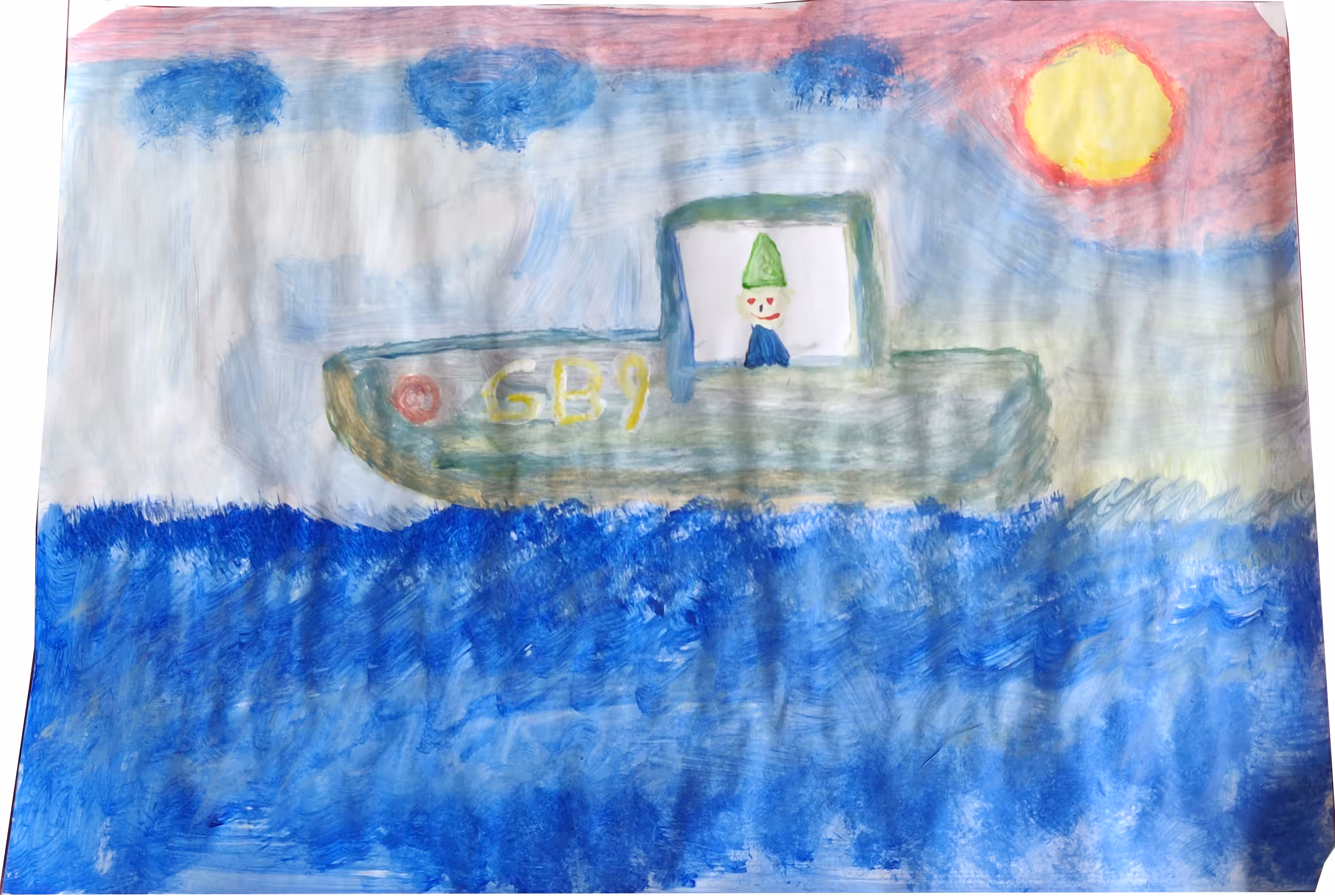Gnome and the boat
