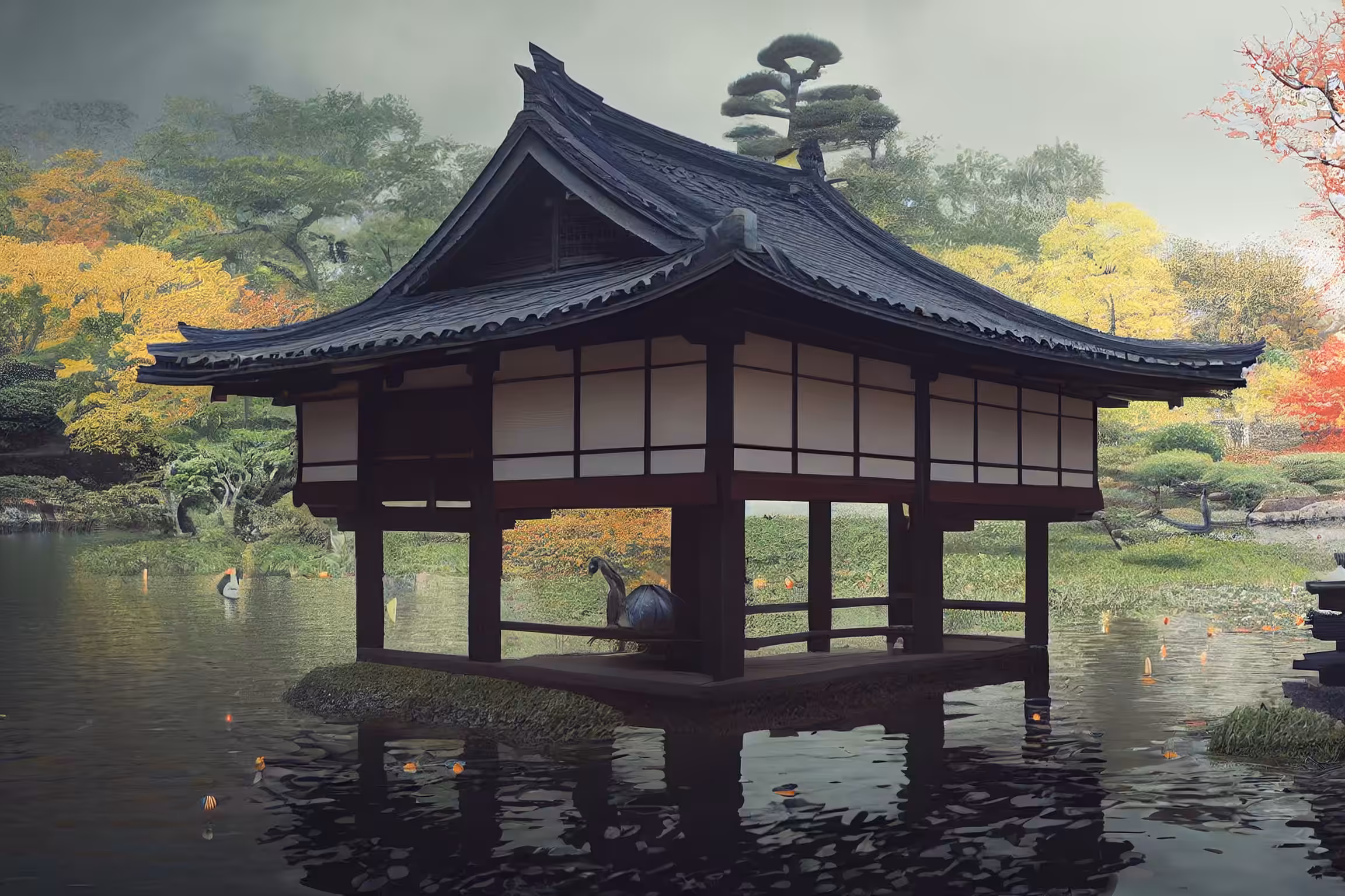 japan Art: Tea House