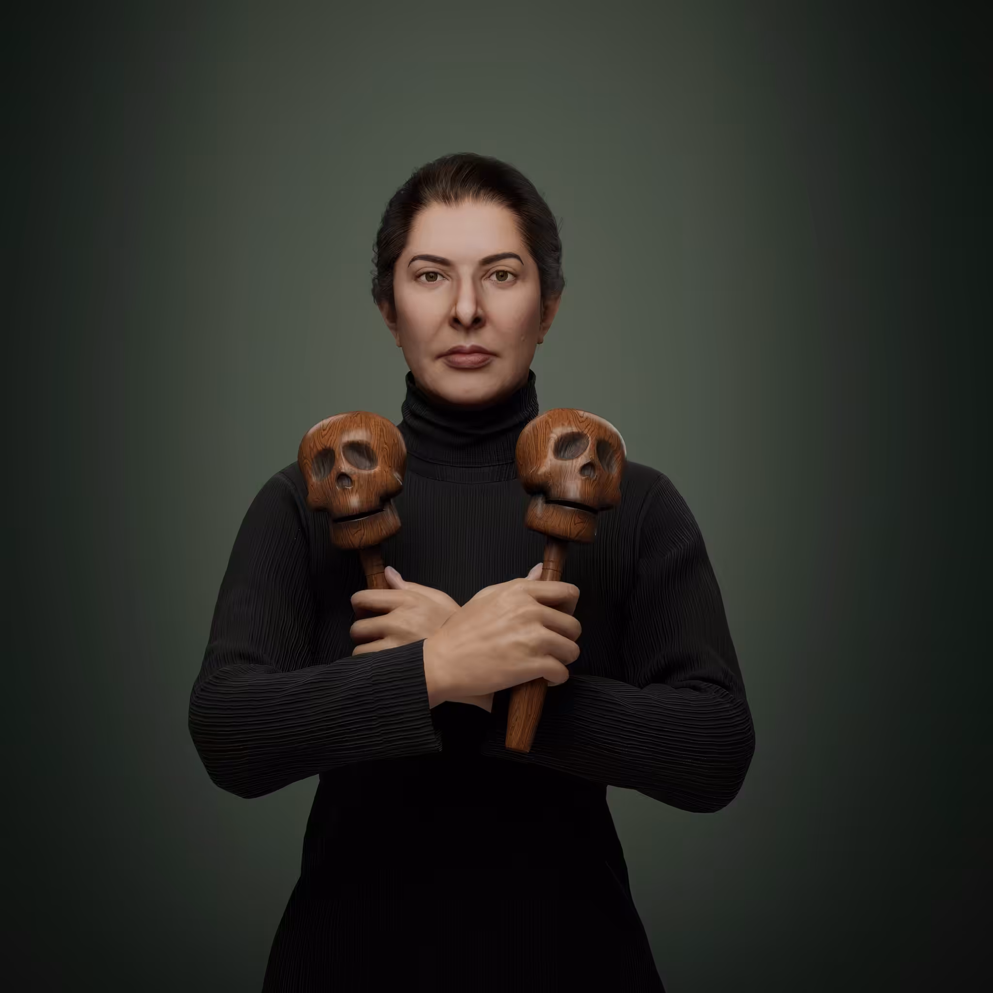 Portrait with Maracas #553