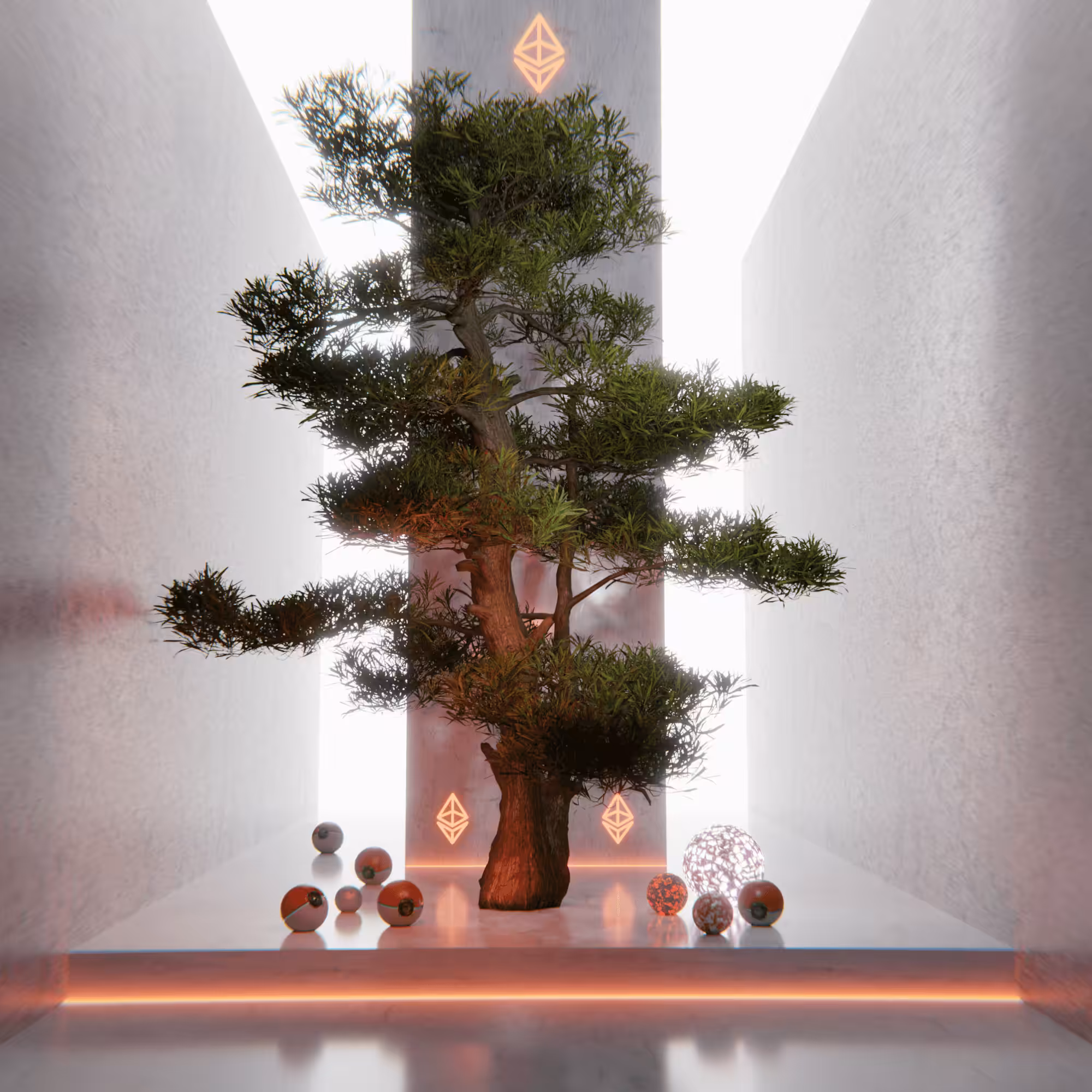 The Ethereum Forest #0005 - Buddhist Pine #5