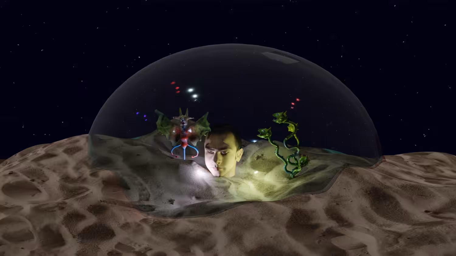 Micro Community Chamber on a Sandy Night