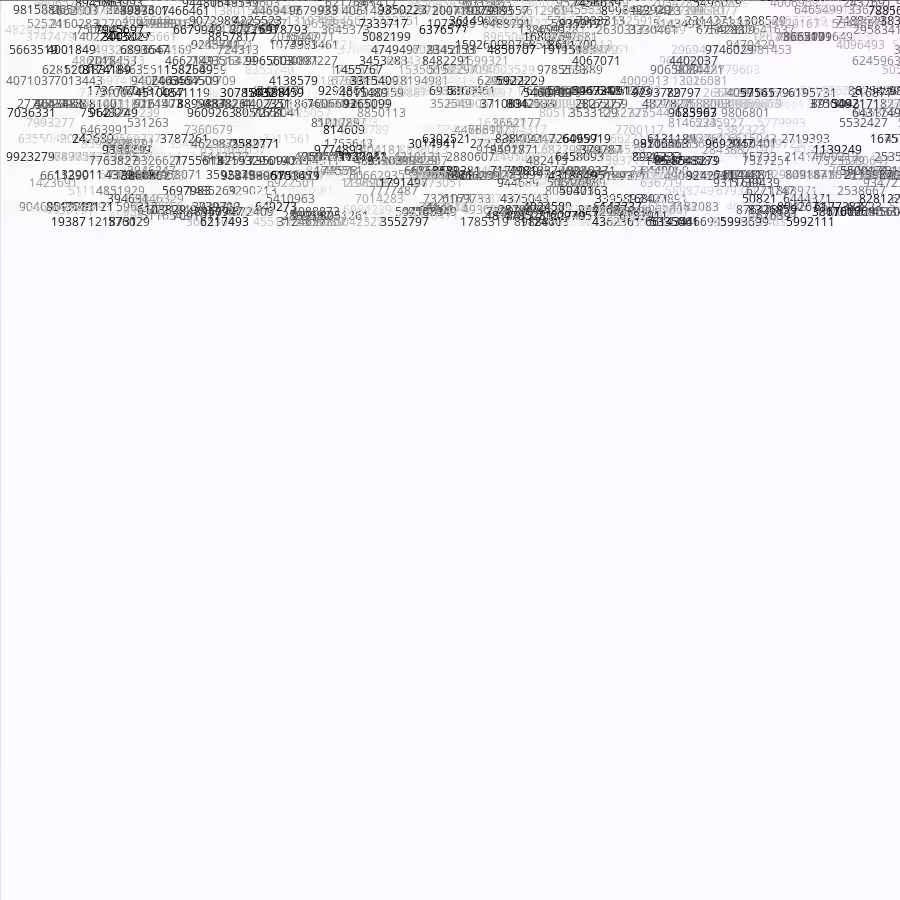 Painting by Random Prime Numbers #6