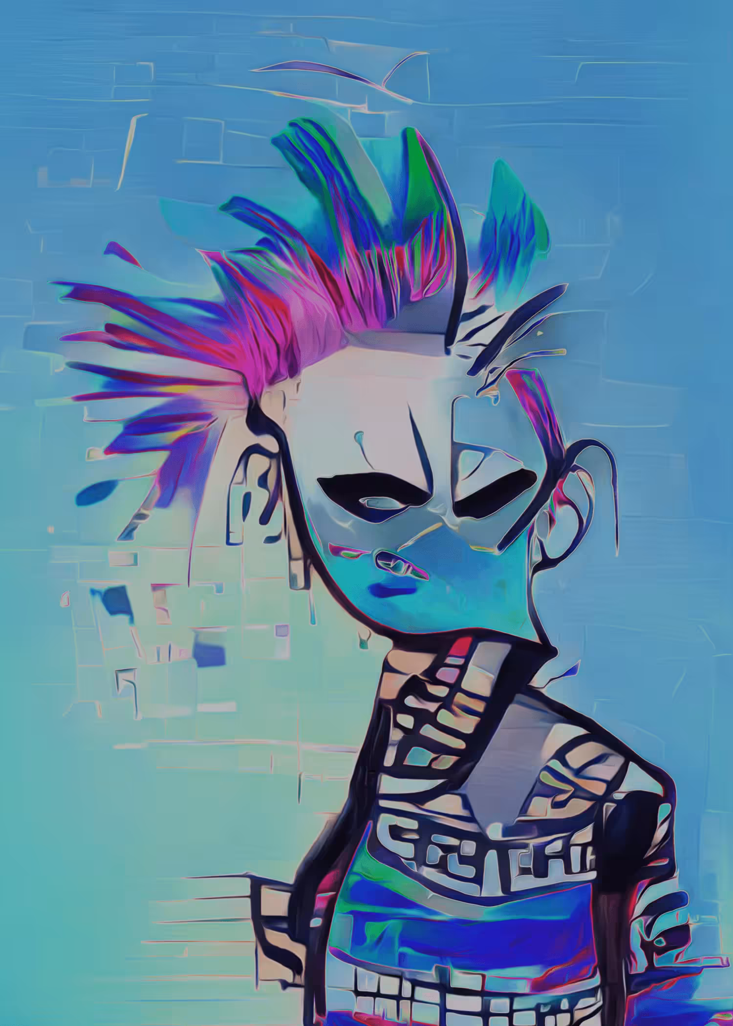 Scribbled Punk #10