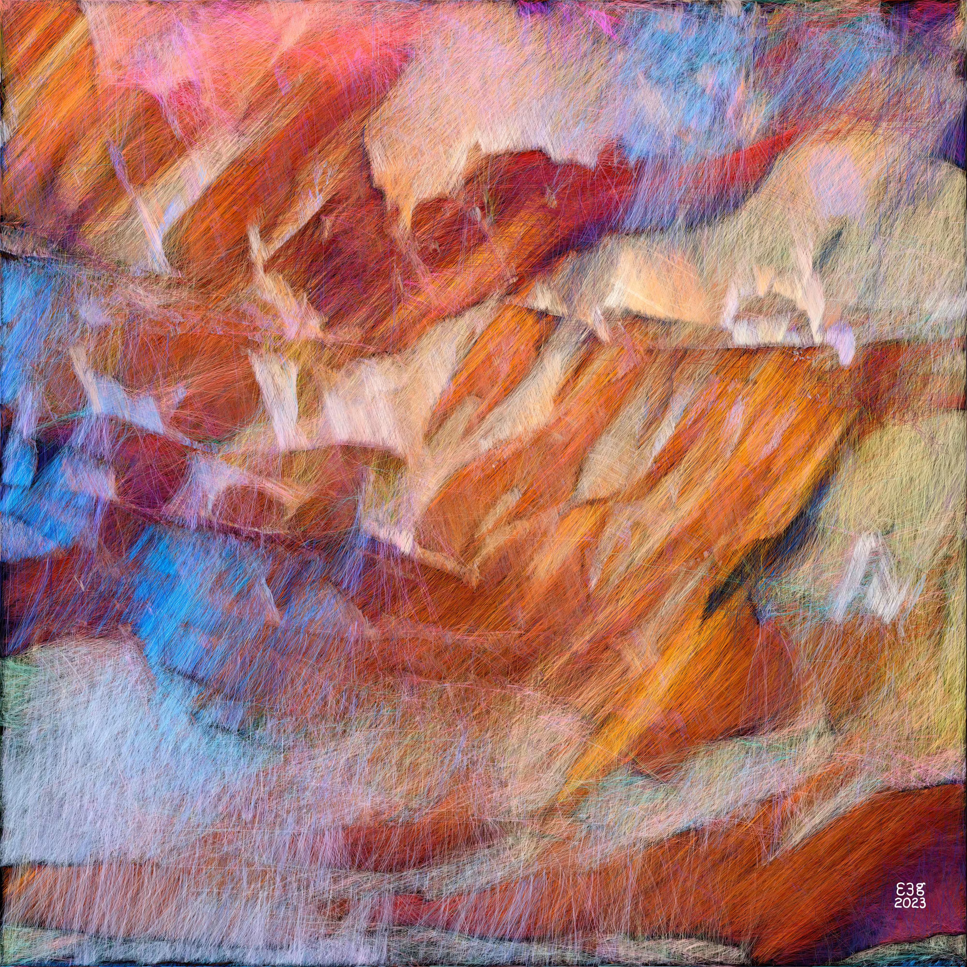 The primordial realignment of the skies and Palo Duro Canyon #1