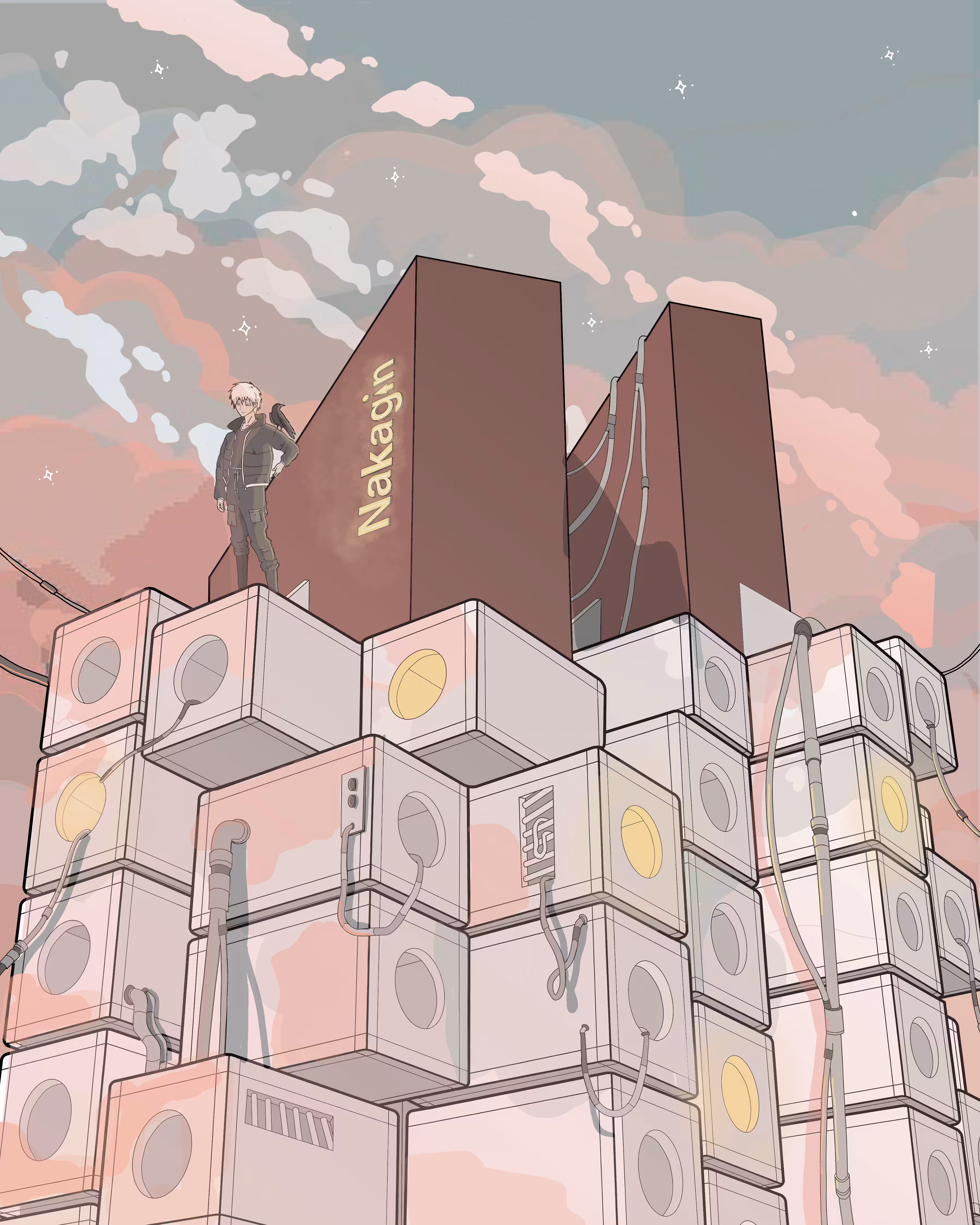 Capsule Tower Sunset