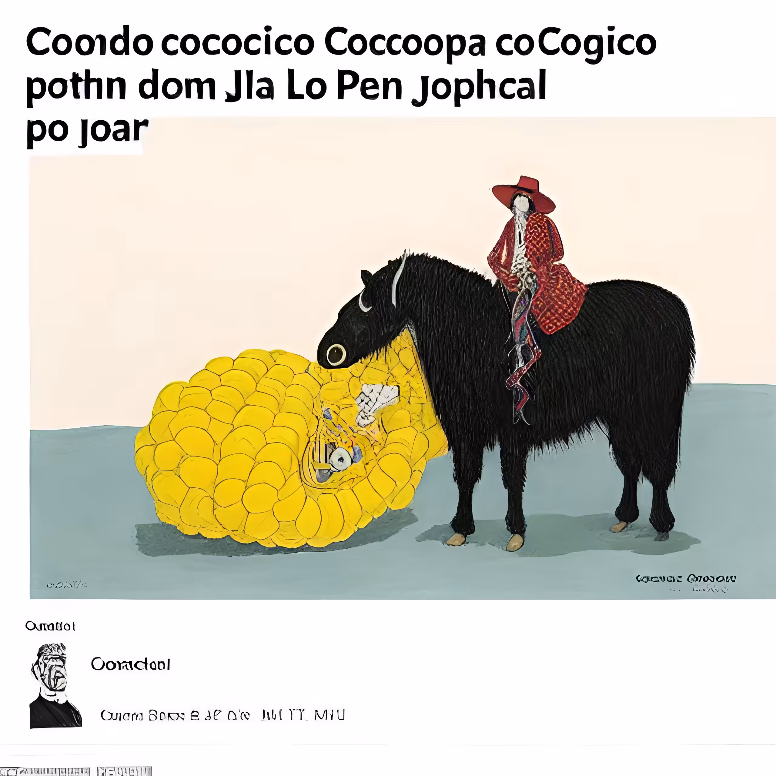 Artículos imprescindibles: quizas sobre el caballo mielero