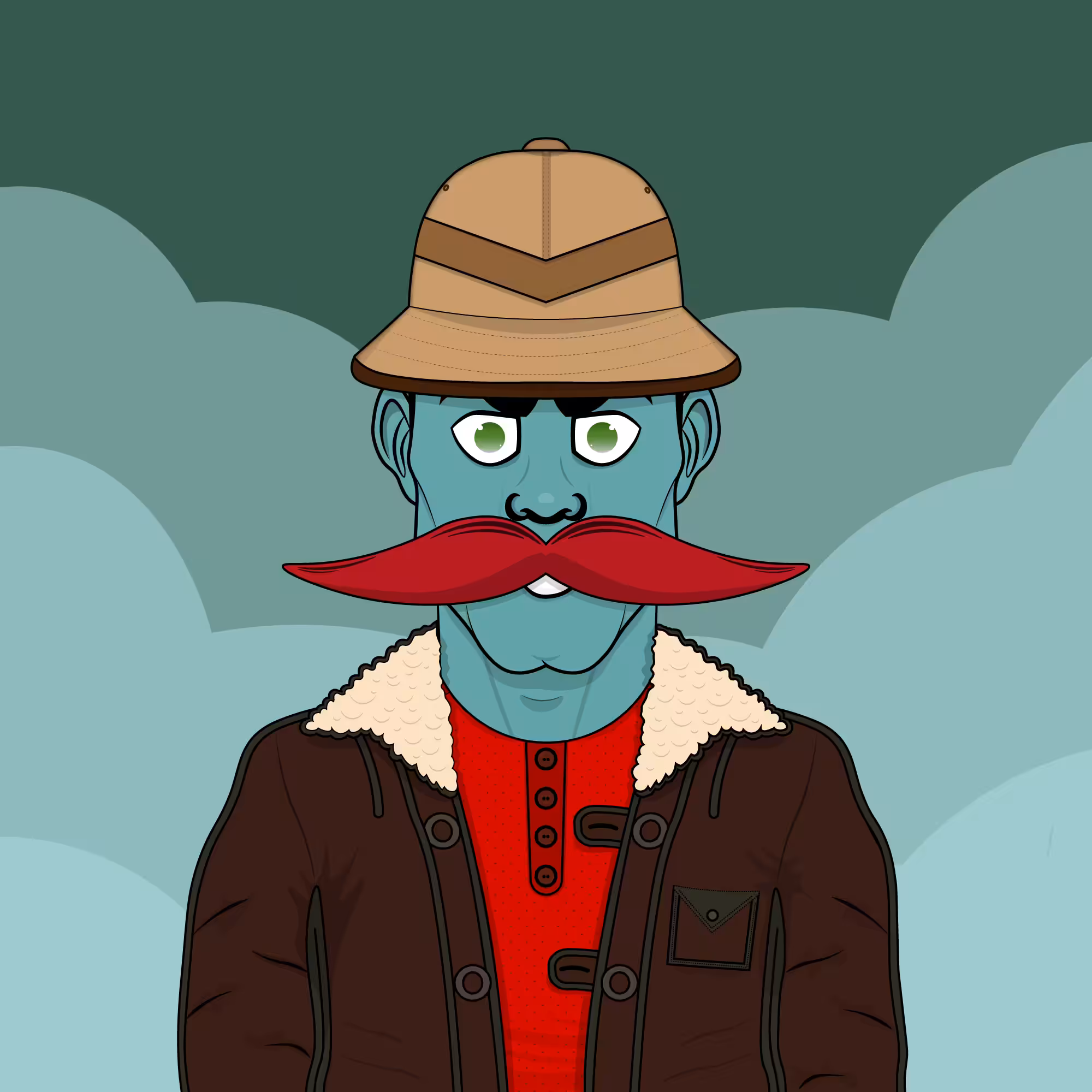Mustachioed #10