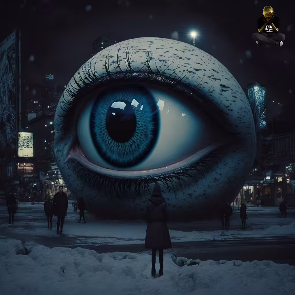 Spectacle #3: The Snowy Midnight Blue Eye