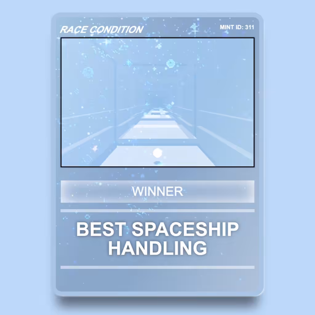 Best Spaceship Handling – Race Condition Winner