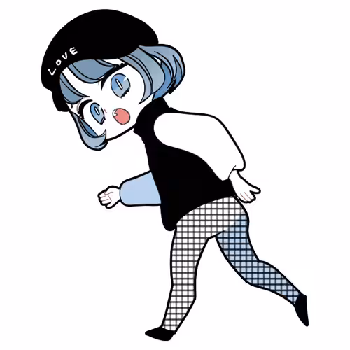 tsuyo tsuyo girl chibi style: tsuyo tsuyo girl  #ヨシオカのキャラ