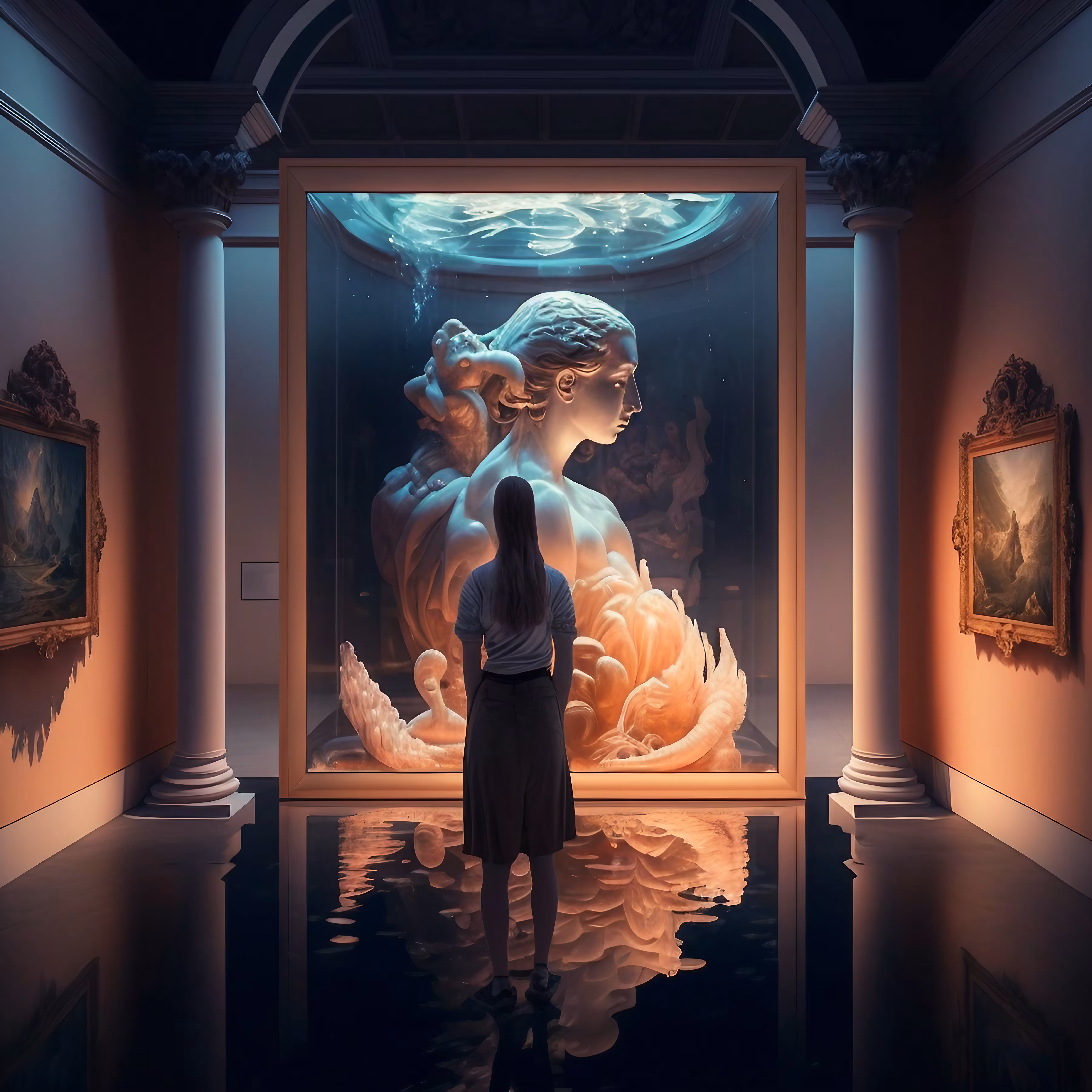 Machines, dreaming of museums (2022)