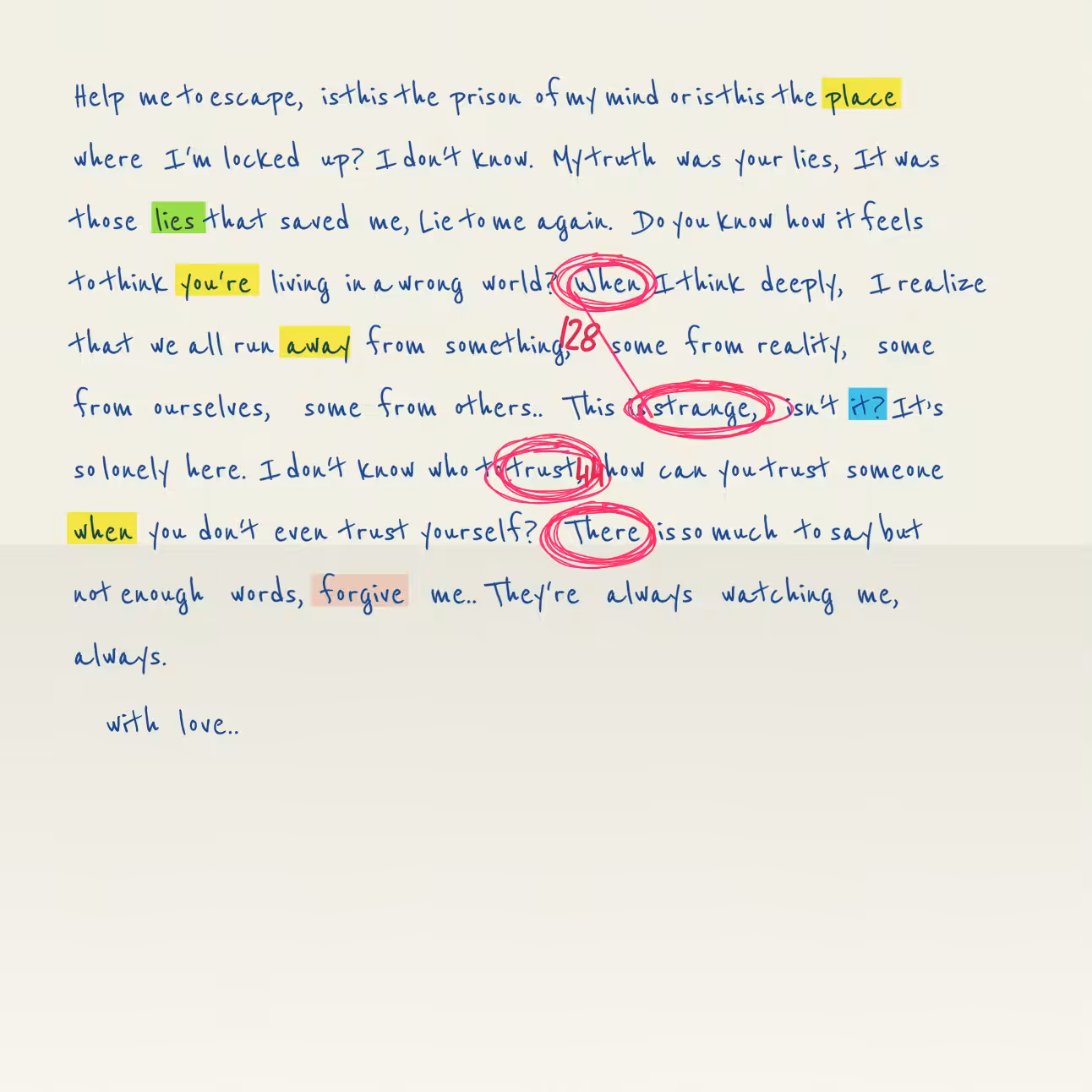 Conspiracy Theory Vol.2: a letter #35