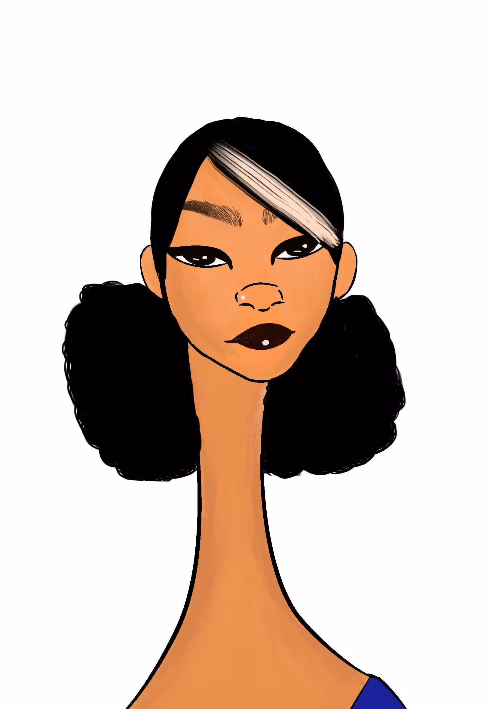 Long Neckie Ladies: Long Neckie Lady #2966
