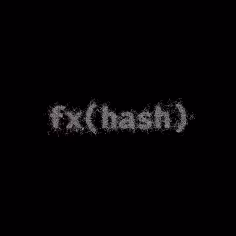 FXHASH Generative Logo #184
