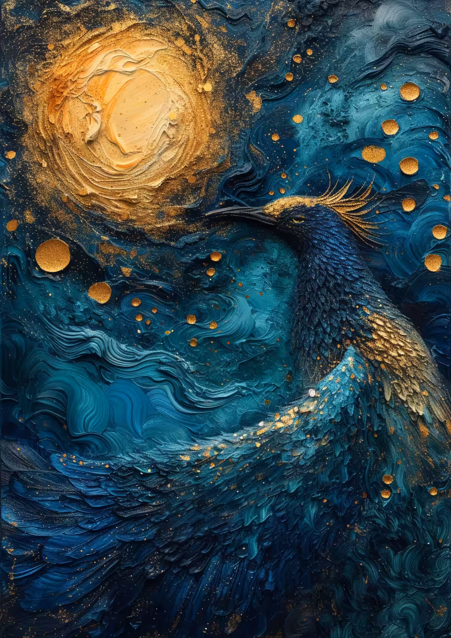 Flying with the moon