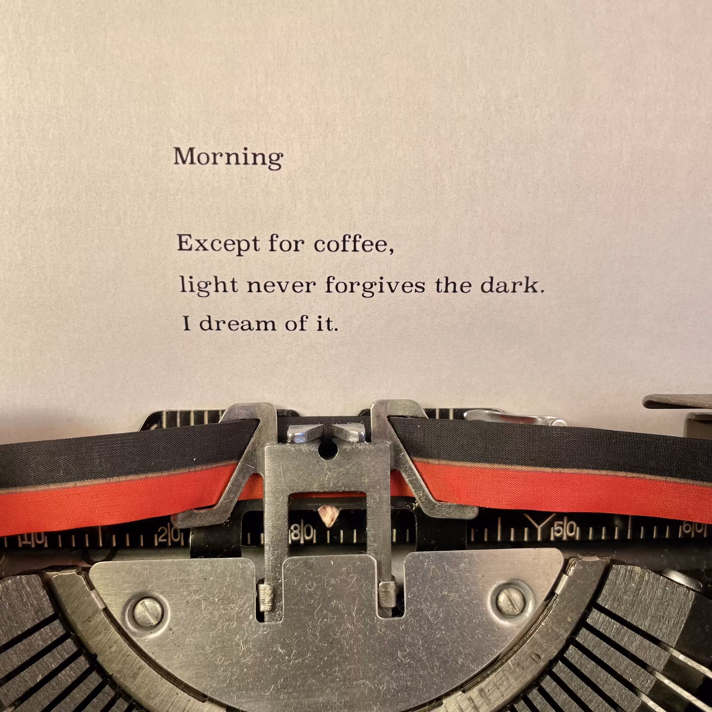 Love Poem Tercets: Morning