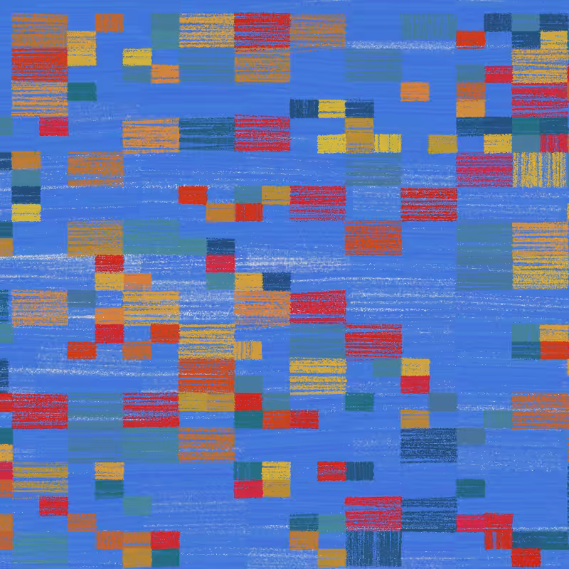 Composition #3 Patchwork Quilt #132