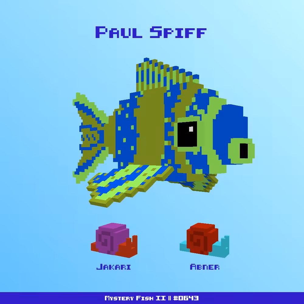 Paul Spiff :: Mystery Fish 0643/1000