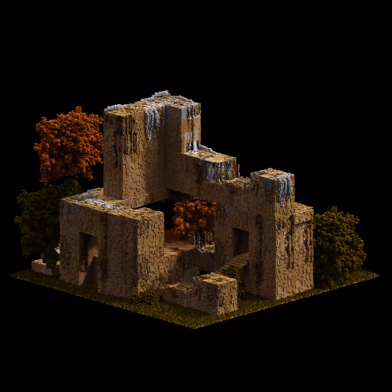 The voxel house #N1 #18
