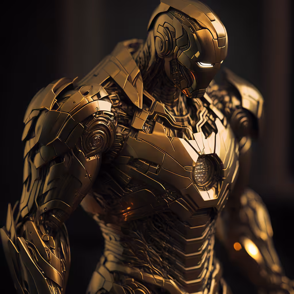 GOLDEN IRON MAN