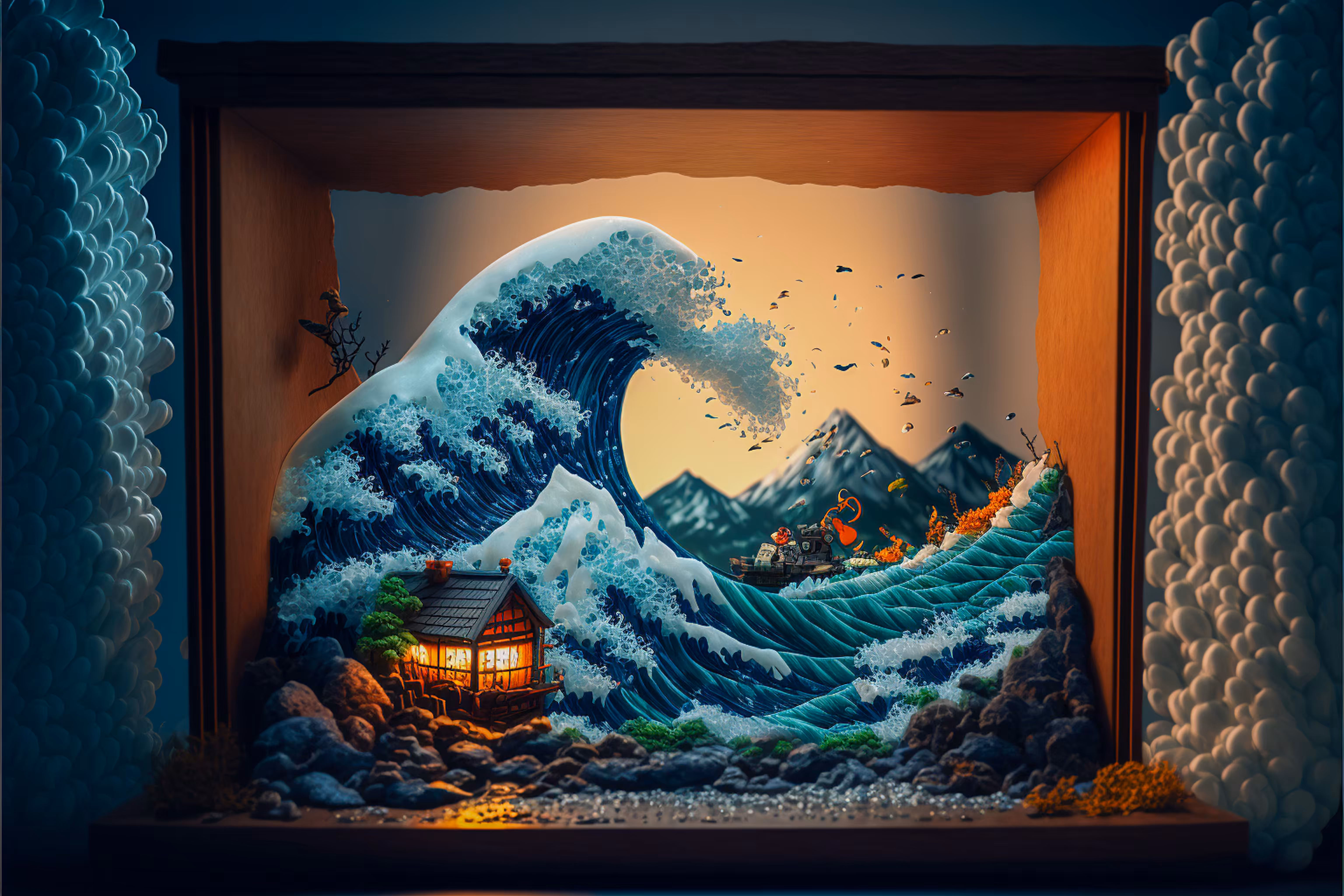 Dioramas - The Great Wave : 09