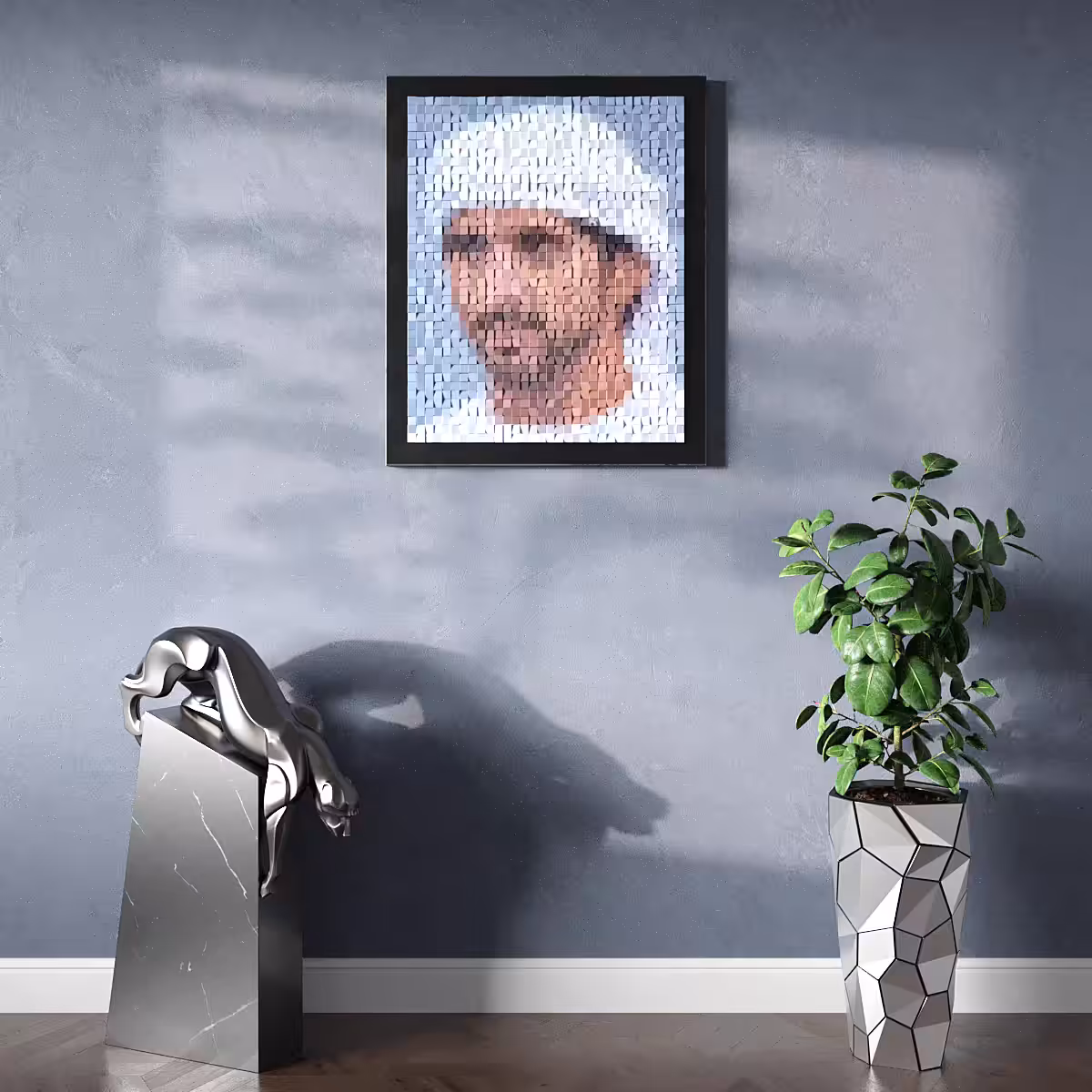 Sheikh Hamdan - Mosaic Portrait