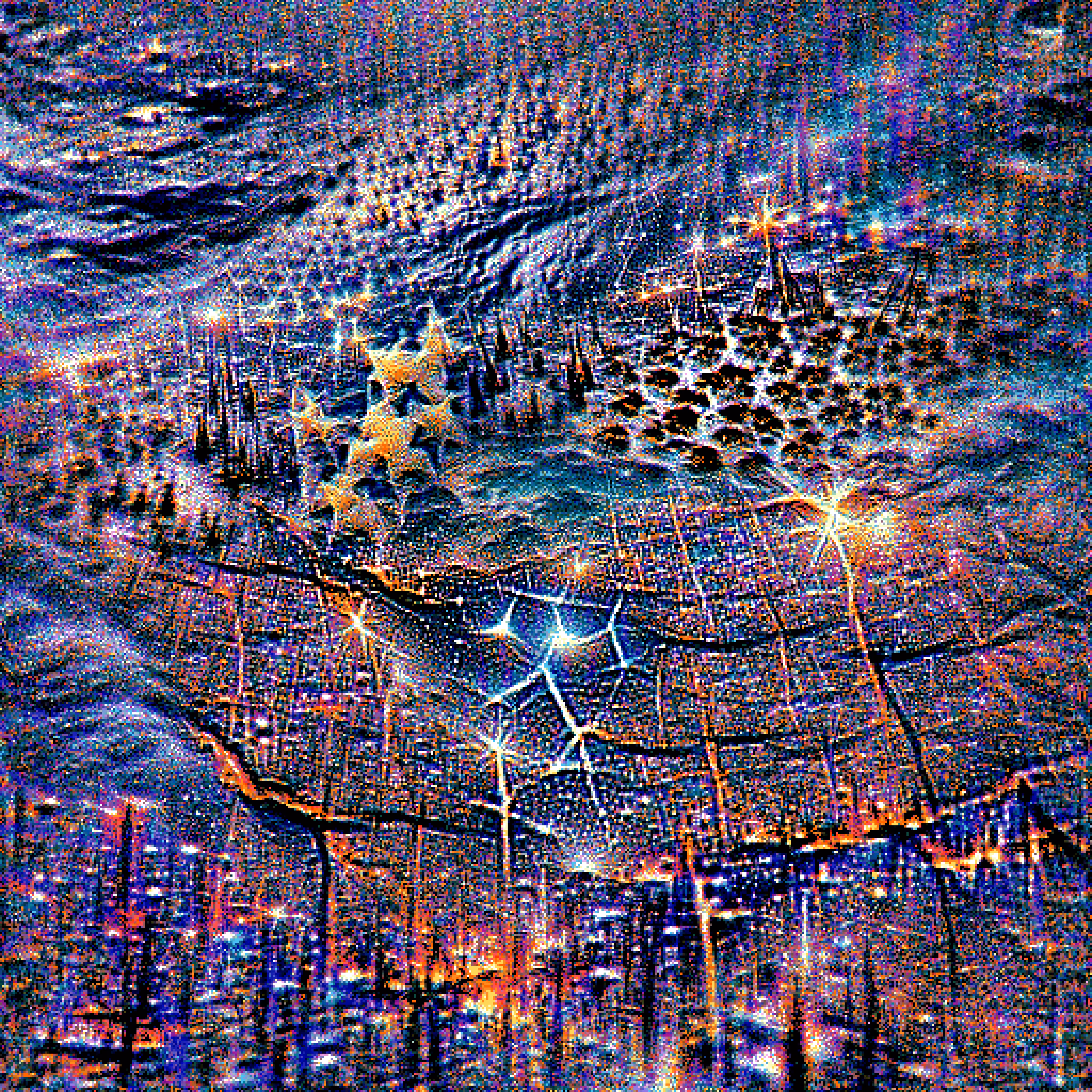 Future Moonscape City