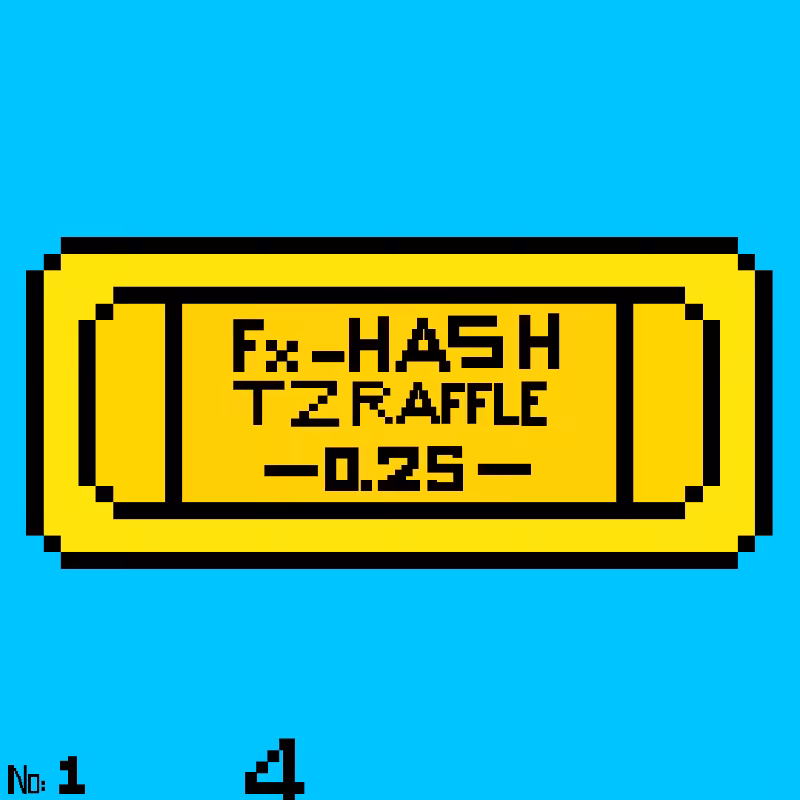 Tezos Raffle Ticket 2 #1