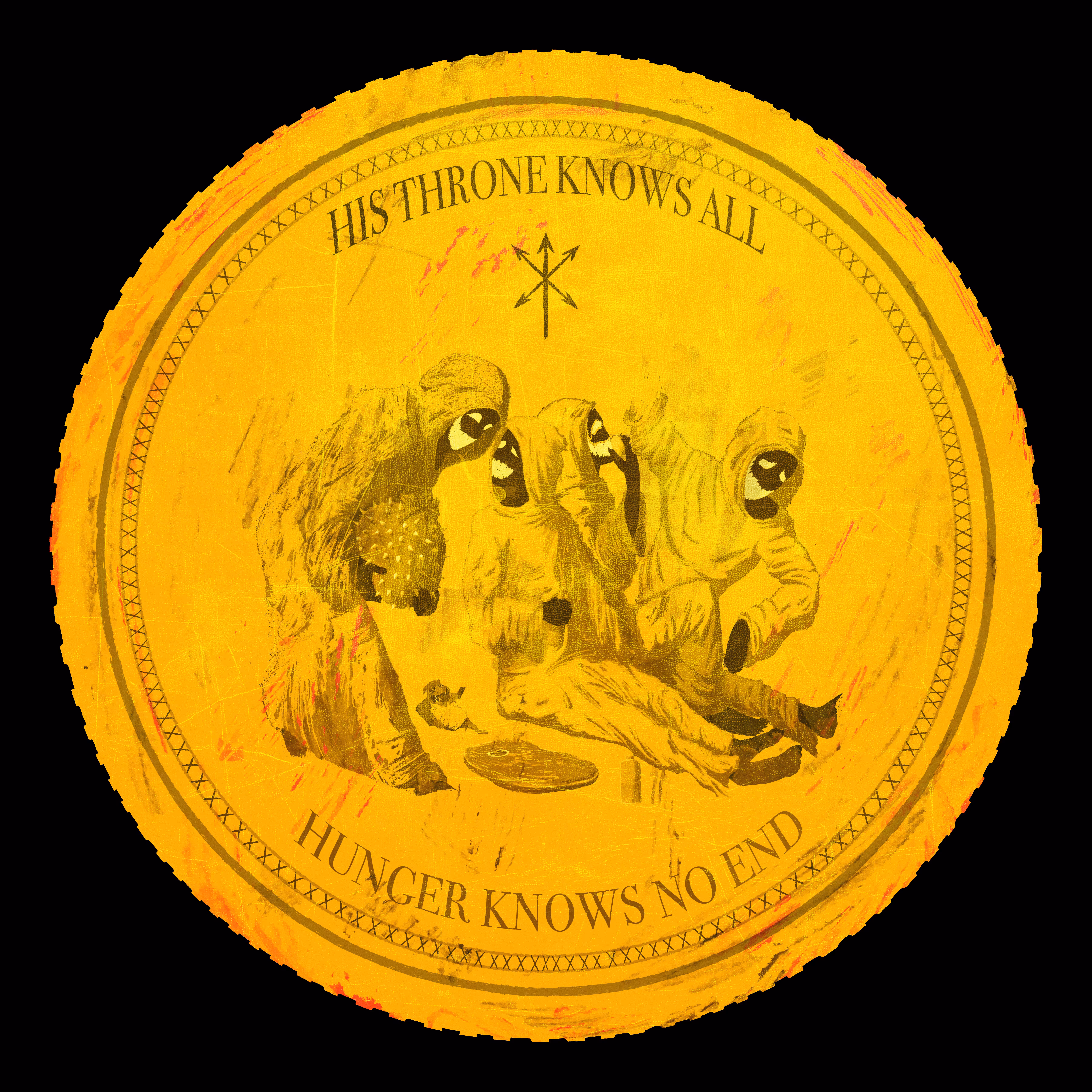 Gluttony Sin Token - Gold