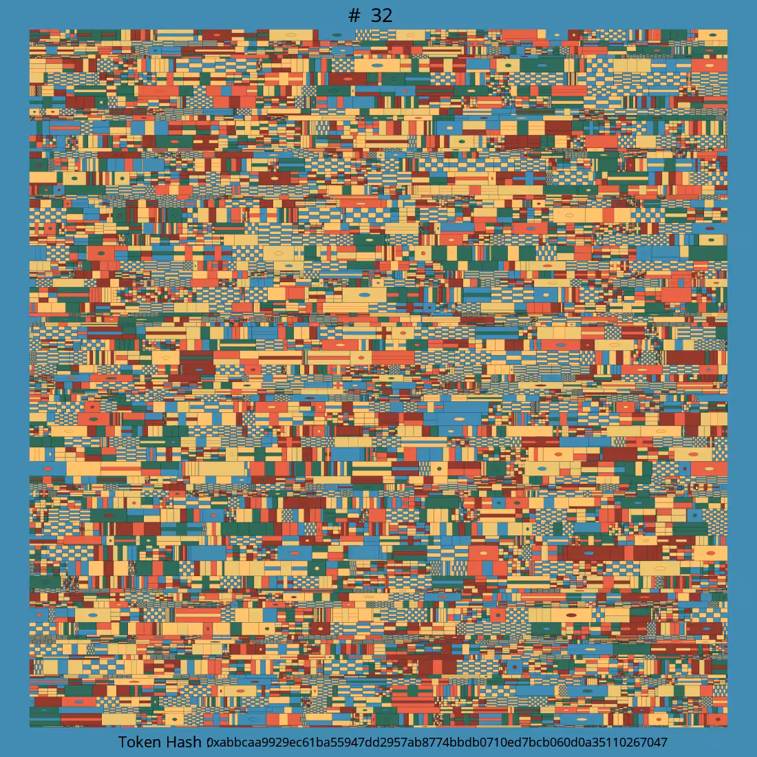 Abstracte Raster:The last piece #32