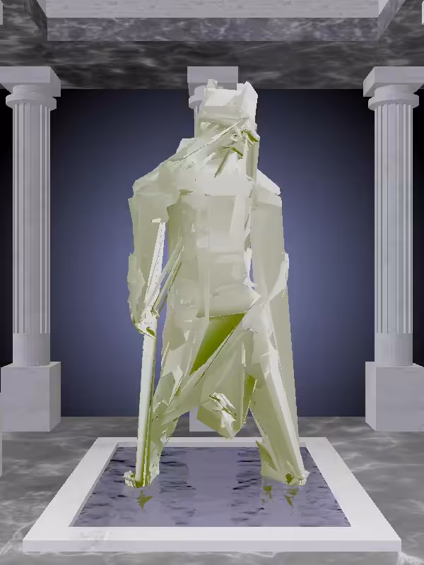 HeavenComputer: The Shooter Matte Green Man #5495