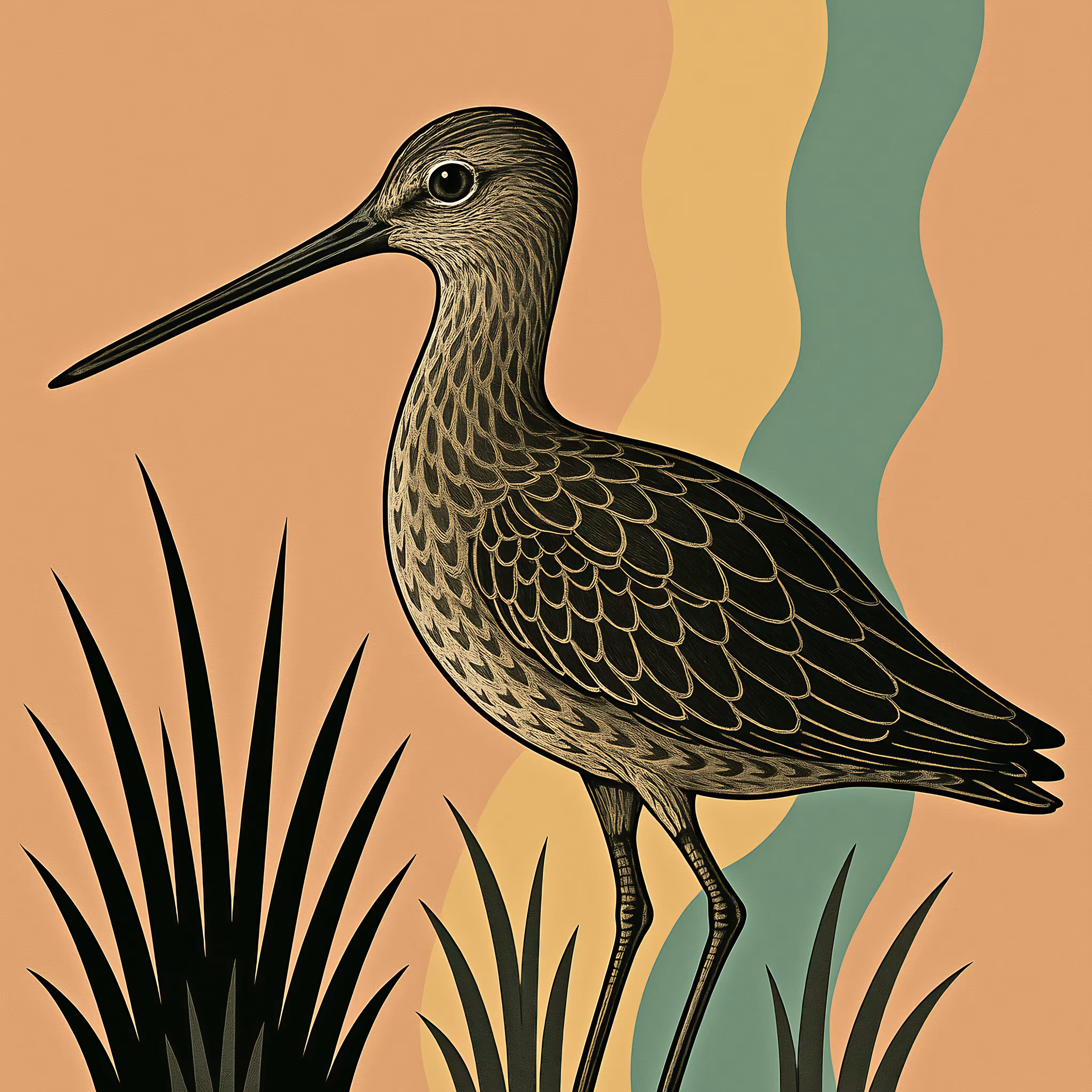 Limnodromus scolopaceus