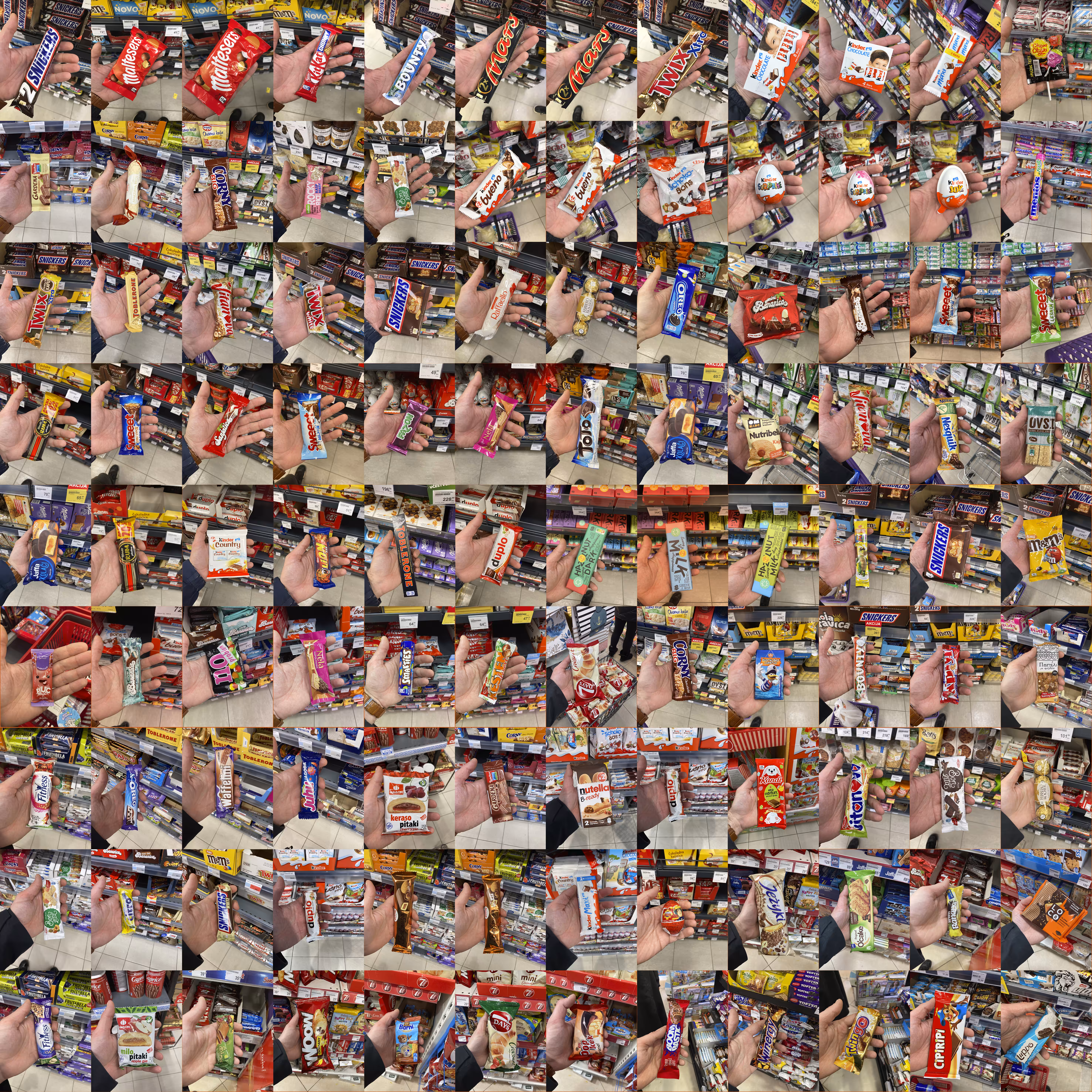 005 Sweets @ Supermarket, "IN HAND" collection, static image.