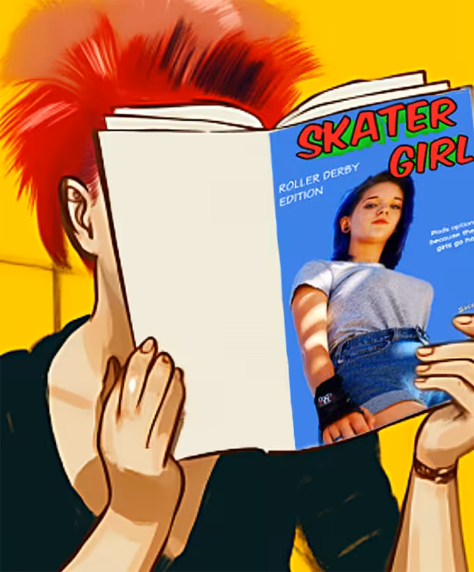 Skater Girl Mona Lisa - Magazine