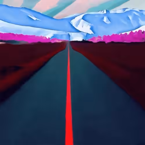 Generated Glitch Landscape #45